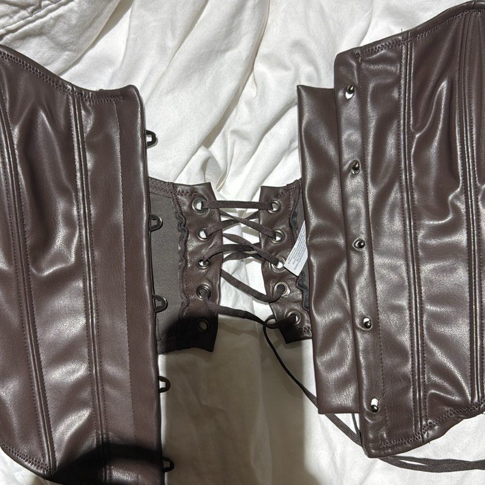 brown corset top - Picture 2 of 4